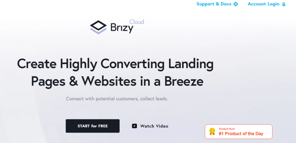 Web Based Landing Page Builder